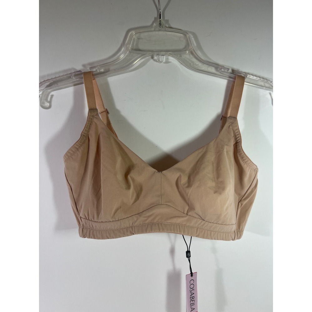 Cosabella Free Cut Micro Curvy Bra Nude XS NWT